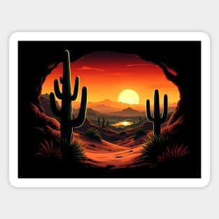 Desert Oasis Magnet